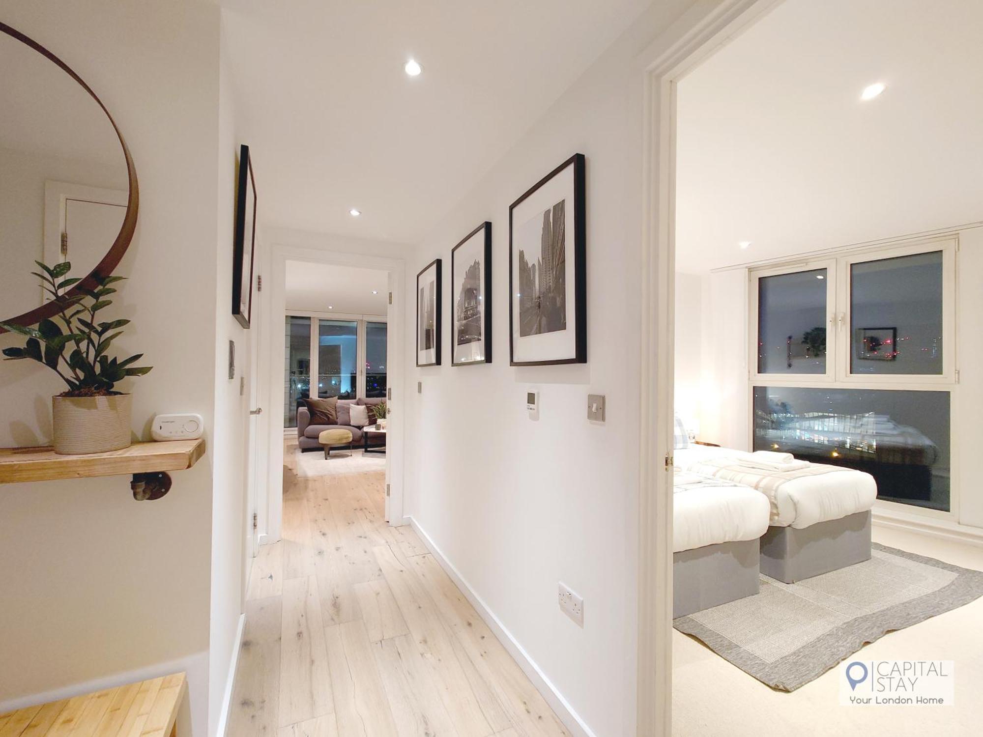 Deluxe Two Bed Apartment With River & City View 伦敦 外观 照片