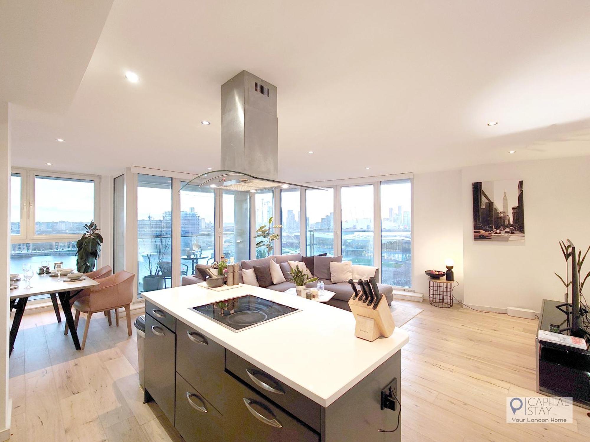Deluxe Two Bed Apartment With River & City View 伦敦 外观 照片